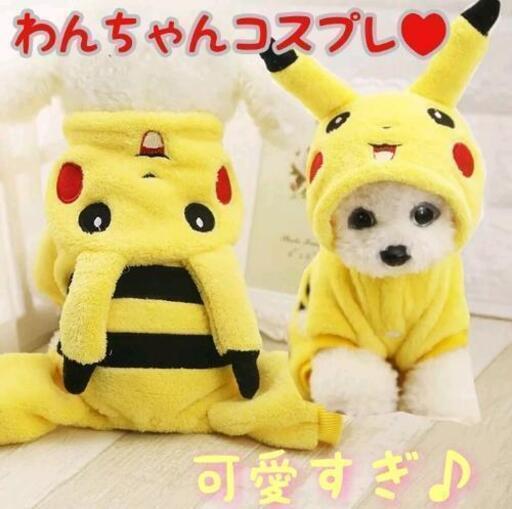 ピカチュウデザインのドッグウェア♪\n