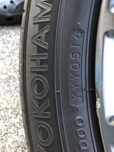 日産 E52 エルグランド 後期 アーバンクロム 純正 18インチ 7.5J+55 PCD114.3-5穴 ハブ66mm　ヨコハマdB E70 225/50R18 4本セット