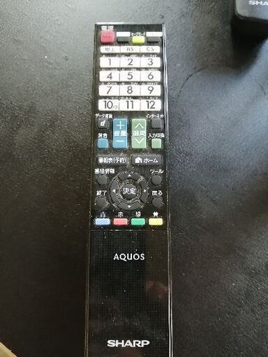 AQUOSテレビ用リモコン①