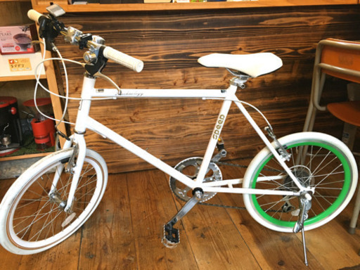 自転車【20インチ】ホワイトカラー　SHIMANO［6段］