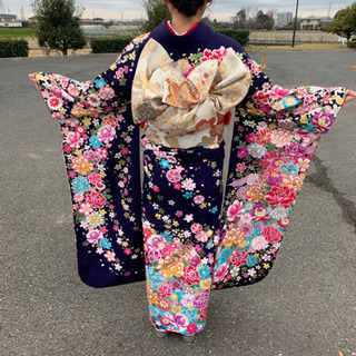 振袖フルセット　小物・草履・バッグ・ショールまで全て揃ってますの画像