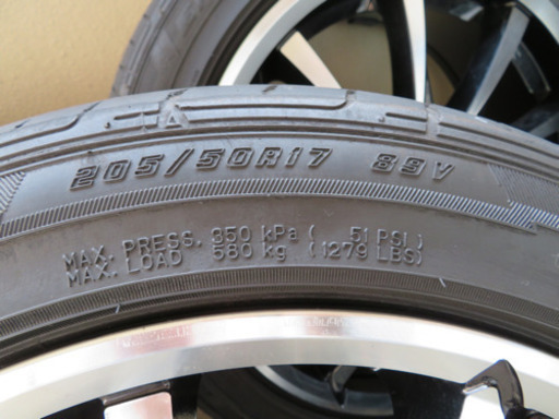 17インチ タイヤホイール 4本セット クリフクライム TC-03