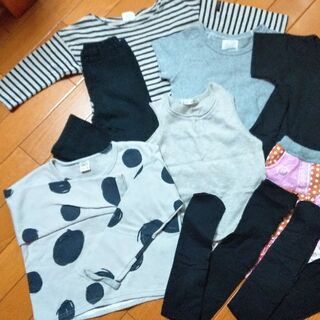 110センチ等  子供服  ZARA2点petit main8点 CHIP TRIP3点含む36点 の画像