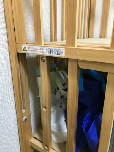 収納付き簀子ベビーベッド&メリーのお得セット?