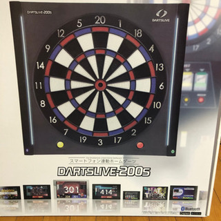 ※交渉中 ダーツ スタンド DARTSLIVE ダーツライブ ポールスタンド ブラック 200Sセットの画像