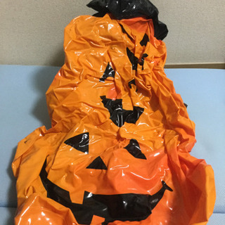 ハロウィンキャンプで飾り物