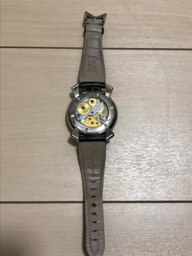 大幅値下げ　美品　ガガミラノ　腕時計　マヌアーレ48mm 裏スケ