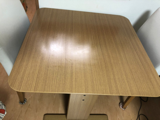 2人用ダイニングテーブル　イス2
