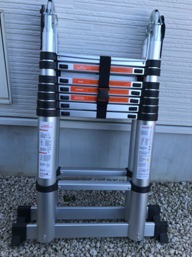 ※取引決定【美品】伸縮はしご5m コンパクト収納で省スペース！