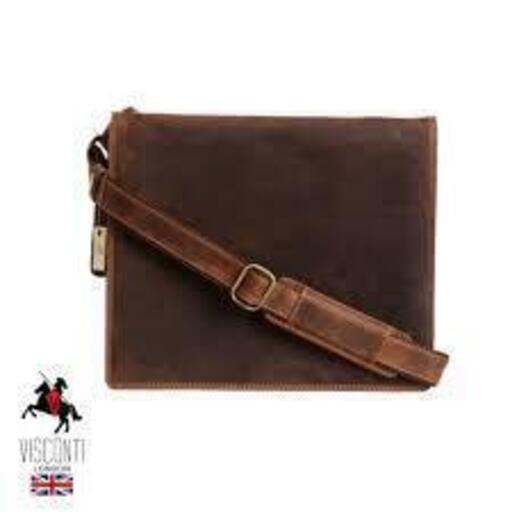VISCONTI  牛革メッセンジャーバッグ