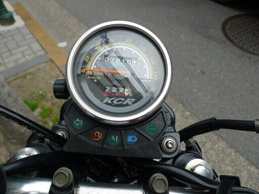 商談中です　キムコ　KCR１２５　カスタム　走行7810km　クレジット決済で分割支払出来ます。