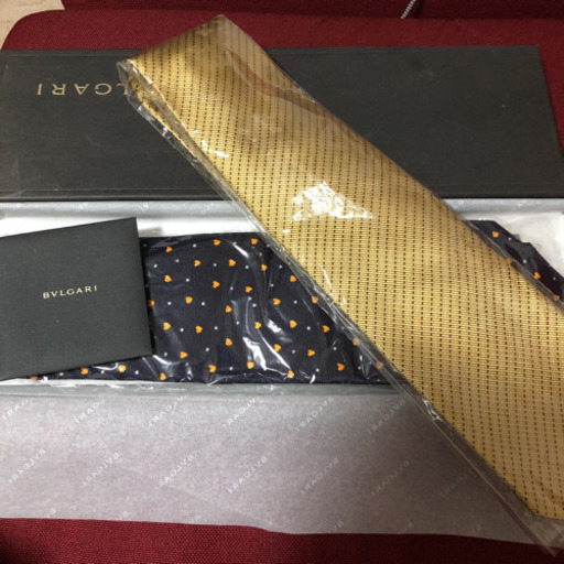 ブルガリ　新品ネクタイ　2点で