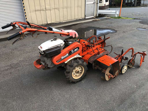 爪程度良く 畝幅1000mm マルチ張り機 平畝整形機 マルチャー クボタ super Goody 8馬力 耕運機 T1-80 初期不良対応します