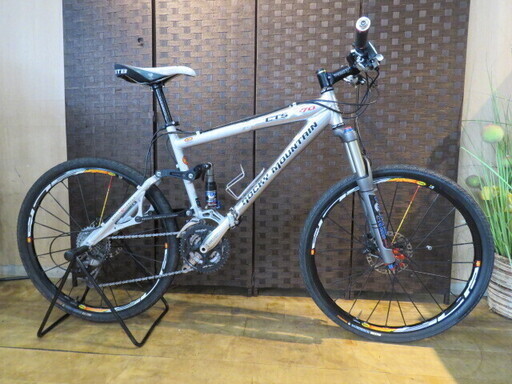 ■ロッキーマウンテン ETS-X70 27速 マウンテンバイク MTB フルサス カスタム多し シルバー 自転車 札幌発