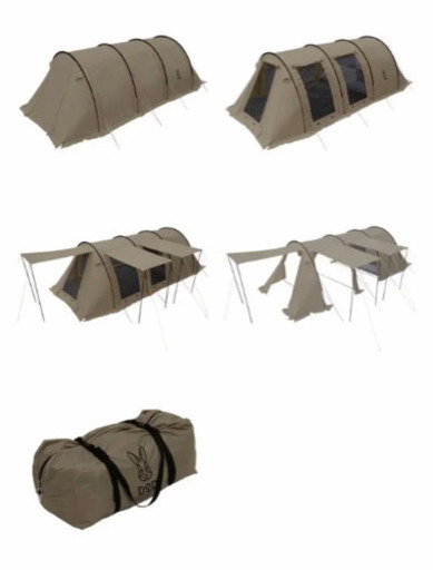 DOD カマボコテント2 新品 未使用 タンカラー