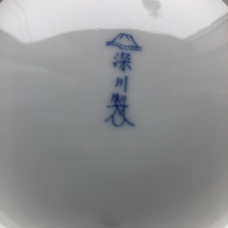 深川製磁 Blue Wineryブルーワイナリー皿 ２枚 未使用品の画像