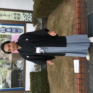 男着物　紋付袴　着付紋付袴　体験　はじめの一歩の画像