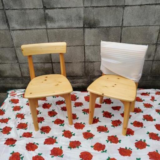 新品の椅子セット★パインウッド