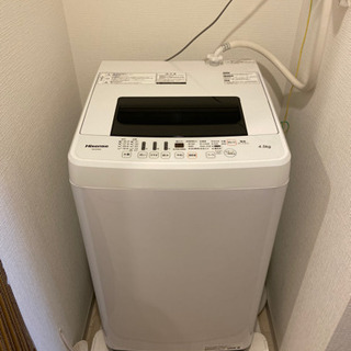 洗濯機  Hisense 18年製　お譲り先決まりました。たくさ...