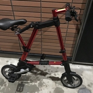 値下げ中折りたたみ自転車aバイクの画像
