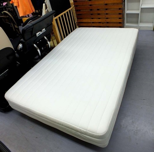 脚付きマットレスベッド ベット セミダブル 195cm×120cm 白 札幌市手稲区