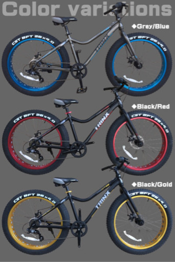 【再値下げしました】ファットバイクTRINXトリンクスT106