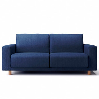 無印 デニムソファ 2.5シーター ワイドアーム