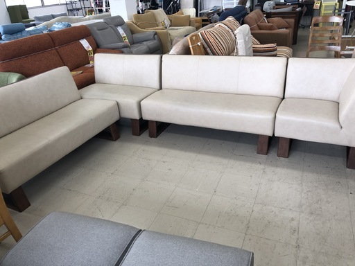 J224　シギヤマ家具　L字ソファ　コーナーソファ　福岡家具　大川家具