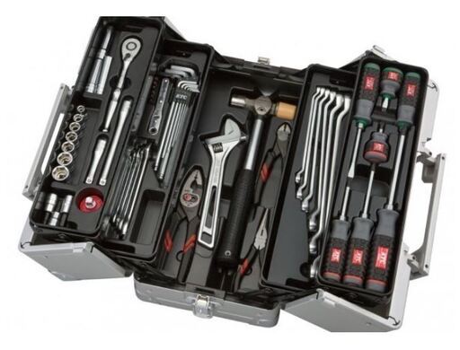 送料無料！新品！未開封！京都機械工具　ＫＴＣ　SK3561W ツールセット 工具セット　56点　両開きメタルケースタイプ