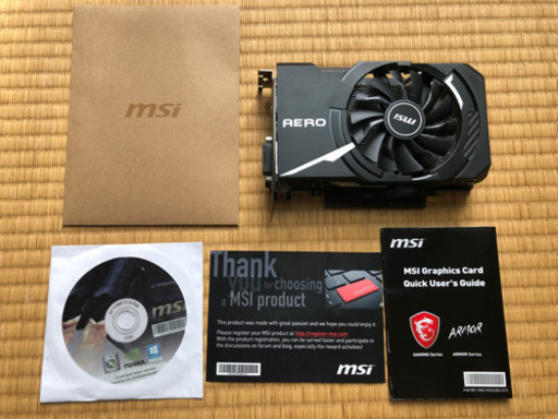 【取引中】MSI GeForce GTX 1060 AERO ITX 6G OC グラフィックスボード