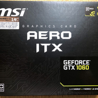 【取引中】MSI GeForce GTX 1060 AERO ITX 6G OC グラフィックスボード