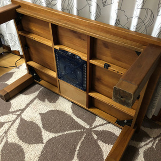 アジアンテイスト　こたつテーブル　長方形の画像