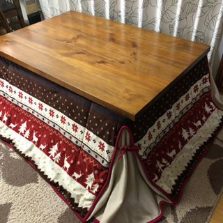 アジアンテイスト　こたつテーブル　長方形の画像