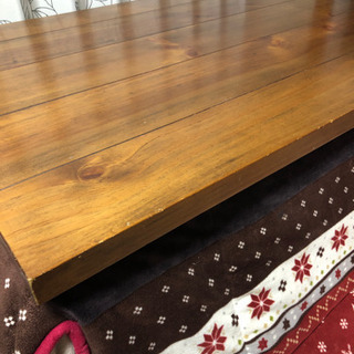 アジアンテイスト　こたつテーブル　長方形の画像