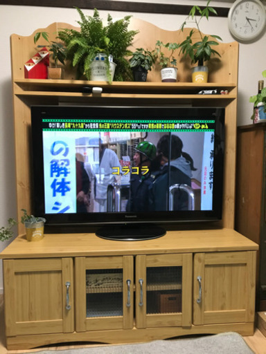 [受付終了]コーナー用テレビ台(テレビは含みません)