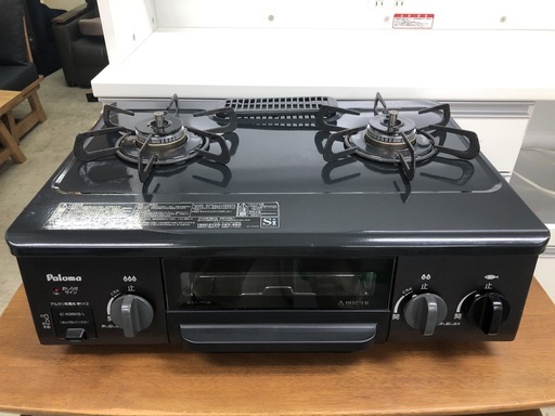 【リサイクルショッップどりーむ荒田店】632　ガスコンロ　Paloma　パロマ　都市ガス用　IC-N36KB-L　2017年製　【3ヶ月保証付き】