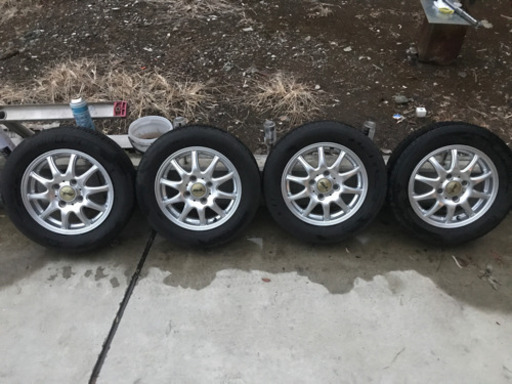 値下げ！軽サイズのアルミ4本セット！美品です