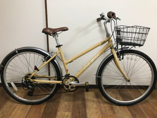 LOUISGARNEAU ルイガノ LGS-TR II 前カゴ付き 7速 街乗り 通勤・通学