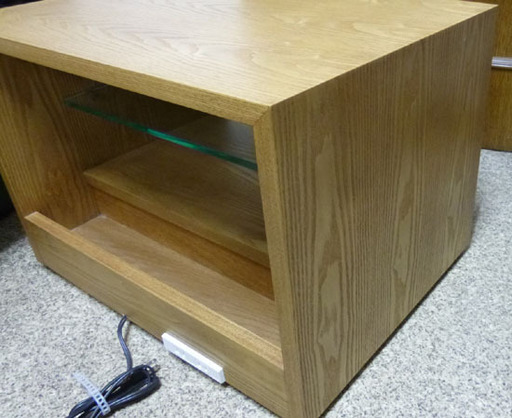 美品 オーディオラック タモ材 58.8×45.6×41㎝ 特注 オーダーメイド家具 高級 札幌市 南区 澄川 リサイクルショップ K