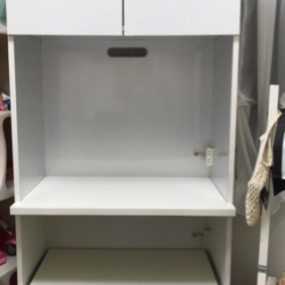 【明日の朝までに来てくれる方限定】キッチンボード　食器棚　ホワイト