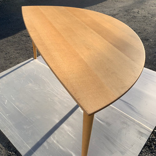 日進木工 nissin リーフテーブル 木製 WOT-688 ダイニングテーブル