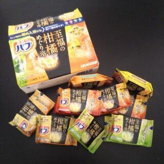 【未使用】花王/炭酸力のバブ 至福の柑橘めぐり浴_4種×3ヶ 12錠