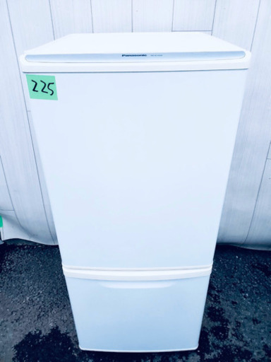 225番 Panasonic✨ ノンフロン冷凍冷蔵❄️  NR-B142W-W‼️ 