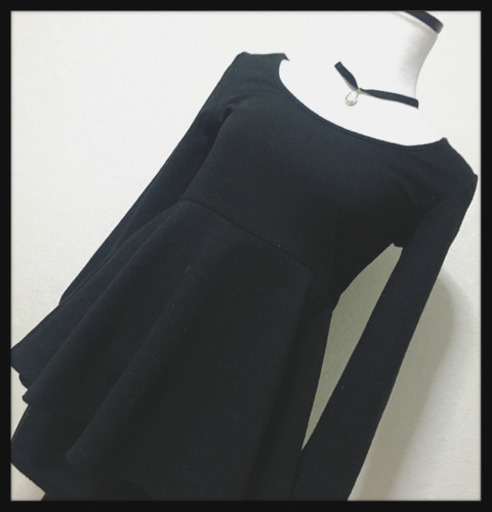 ご購入者様決定［Stella］ペプラムミニワンピース  チュニック