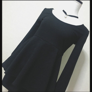 ご購入者様決定［Stella］ペプラムミニワンピース  チュニック