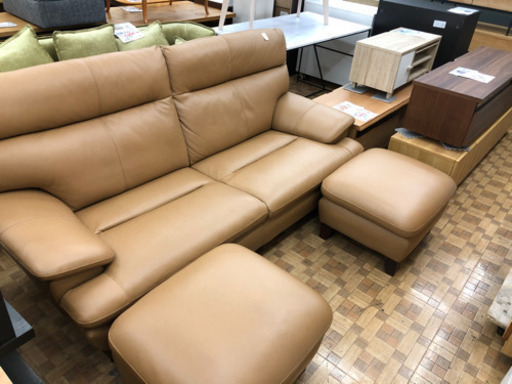 3人掛けソファ FIRENZE 3P-2S B-M04 本革使用★着払可（自社配送時）