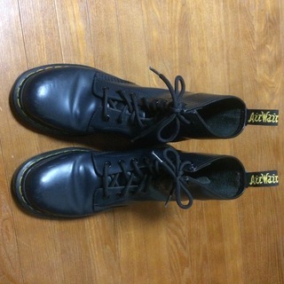 Dr.Marten 　Dr.マーチン　８ホール　ネイビー　UK5の画像