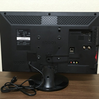 シャープ液晶テレビ AQUOS アクオス 2T-C22AD-B 22インチ BLACK 黒の画像