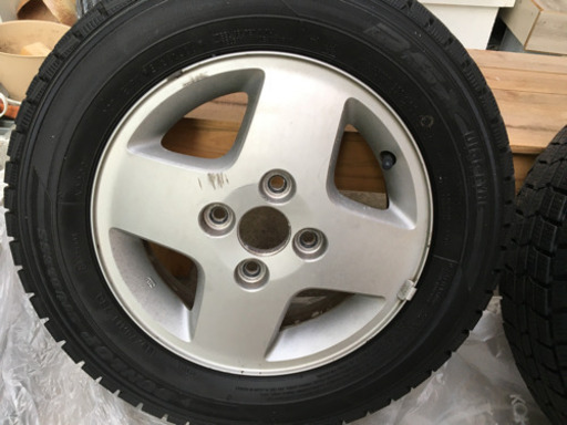 13インチ155/70  R13 75Qスタッドレスタイヤホイール　軽自動車 ダンロップ