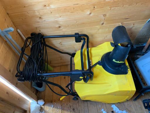 2/23あります！配達相談！電動除雪機！約20m延長コード付き！